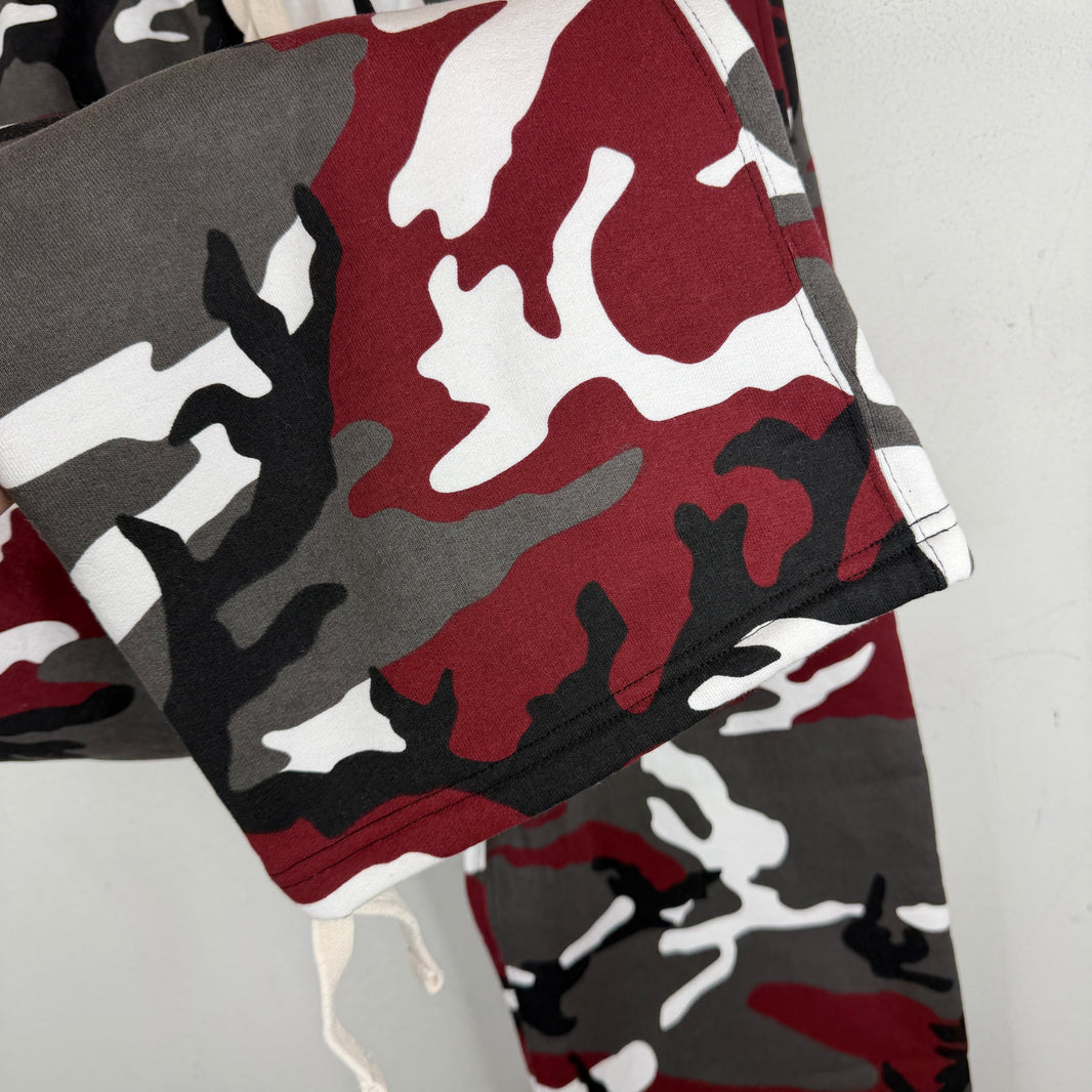 Supreme Red Camo Small Bogo Sweatpants