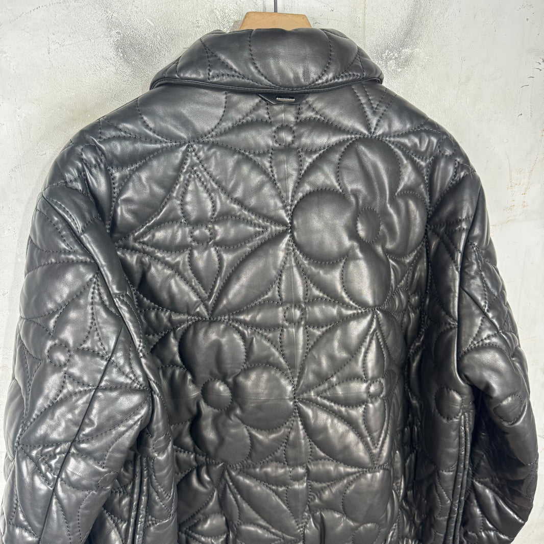 Louis Vuitton Plus Monogram Leather Jacket