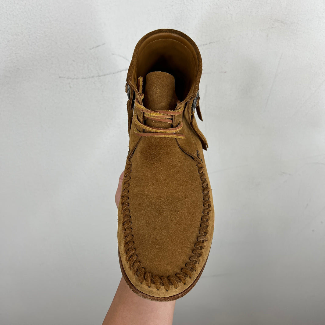 Saint Laurent Suede Concho Moccasin Boots