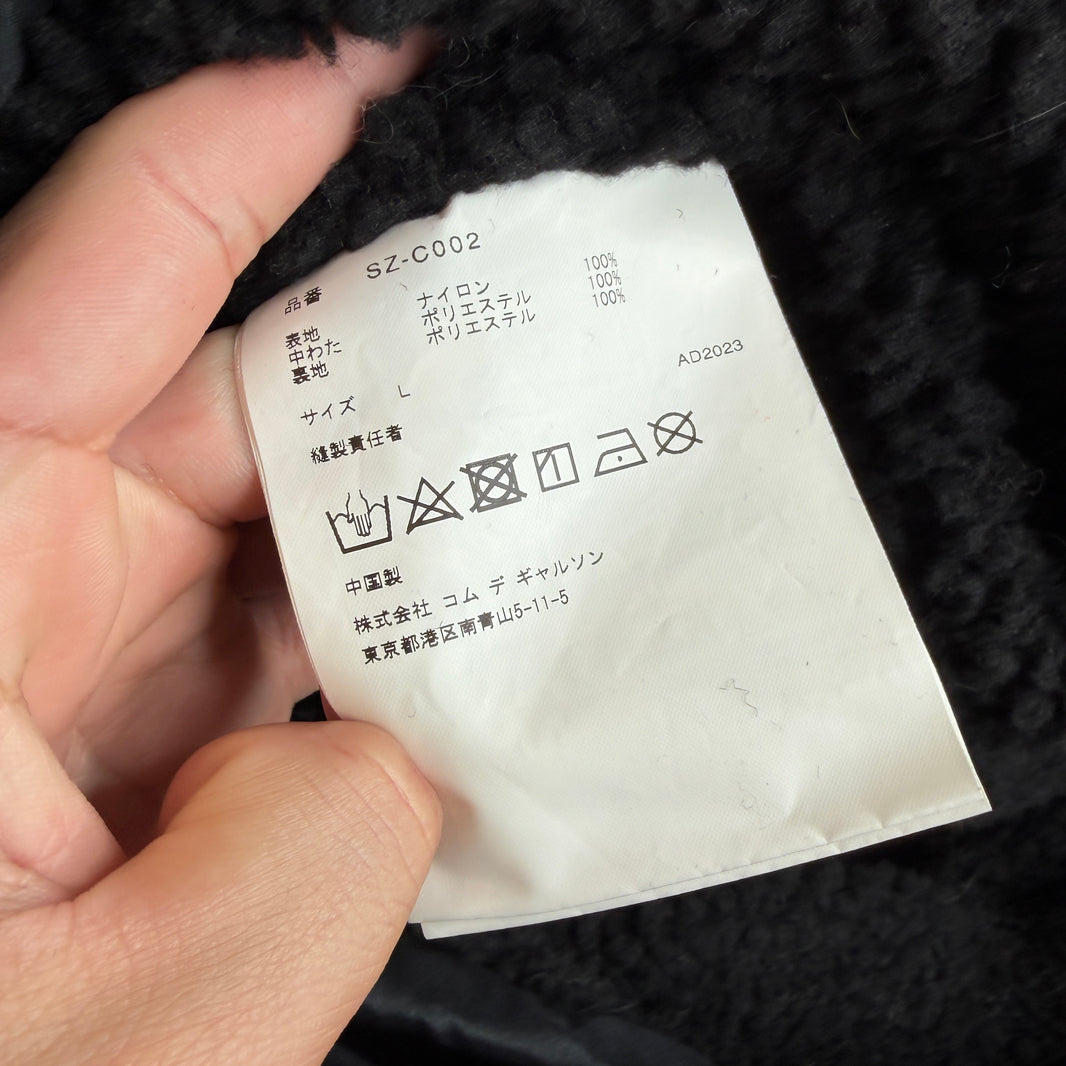 CDG Logo Shearling Parka