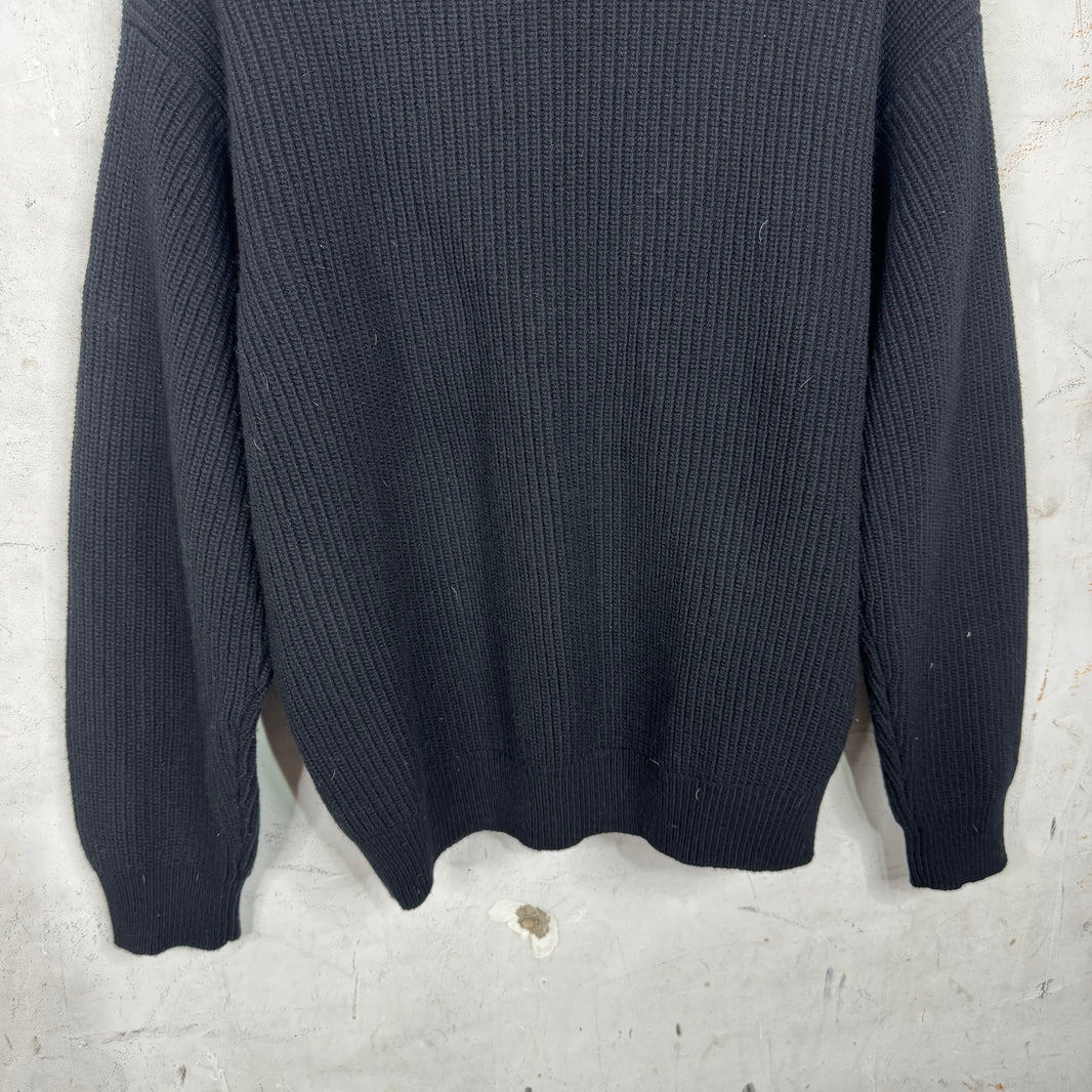 Balenciaga Black Knitted Cardigan