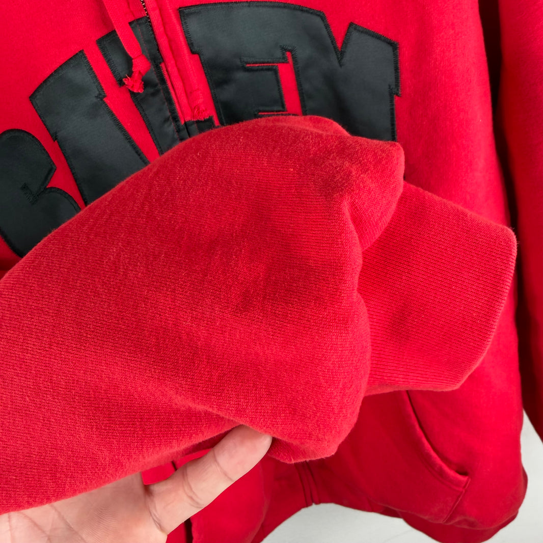 Supreme Red Salem Zip-Up Hoodie
