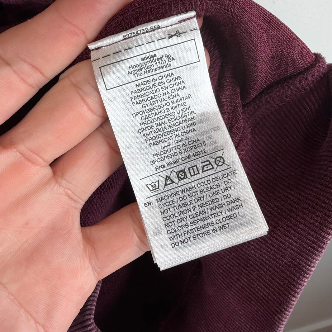Adidas Thug Club Red Full Zip-Up Hoodie