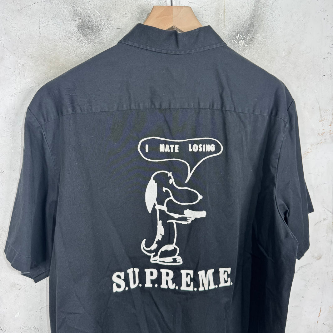 Supreme Snoopy Work Shirt