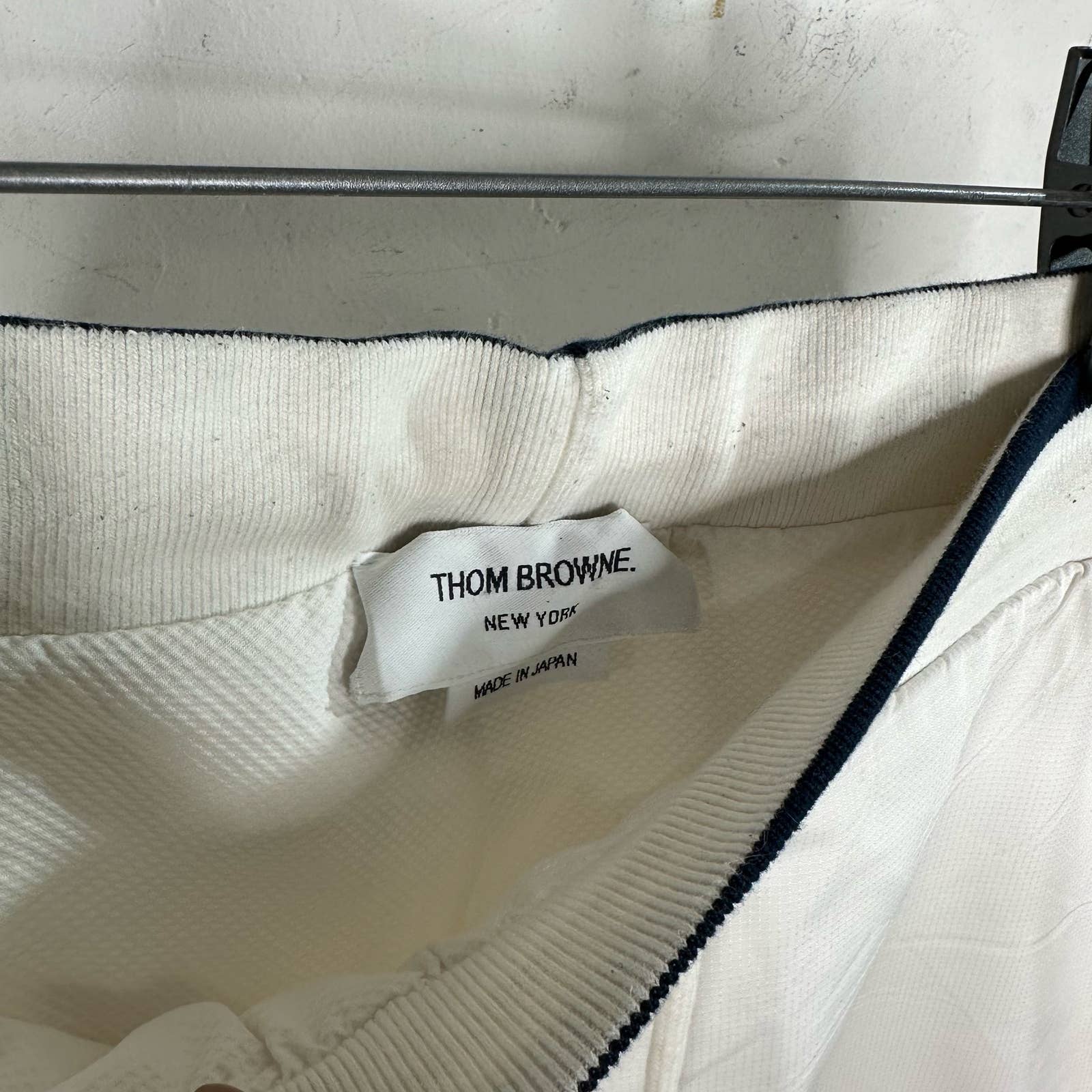 Thom Browne White Tracksuit Pants