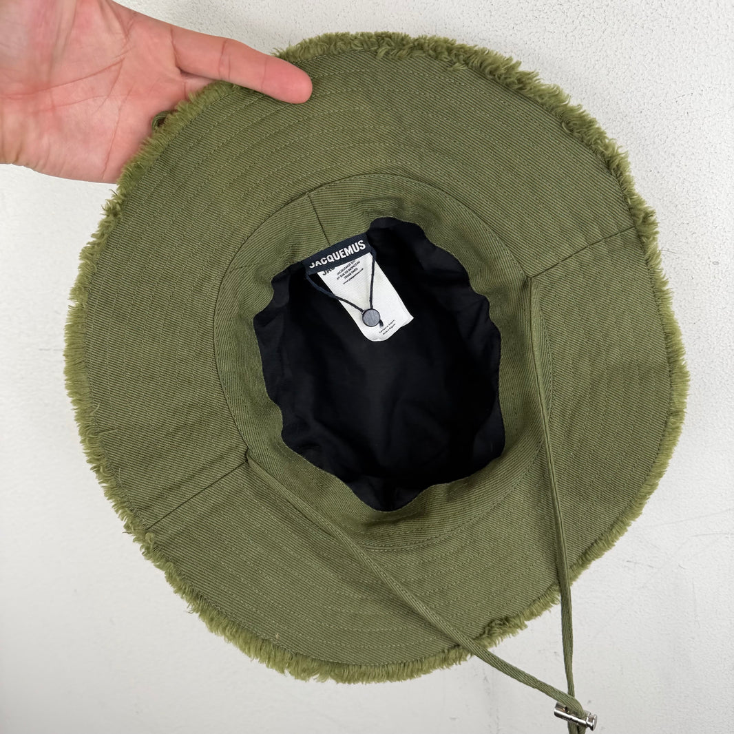Jacquemus Green Artichaut Bucket Hat