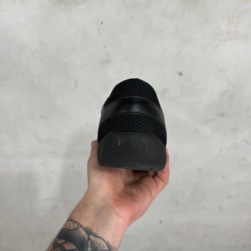 Prada Leather/Mesh Speedrock Sneaker