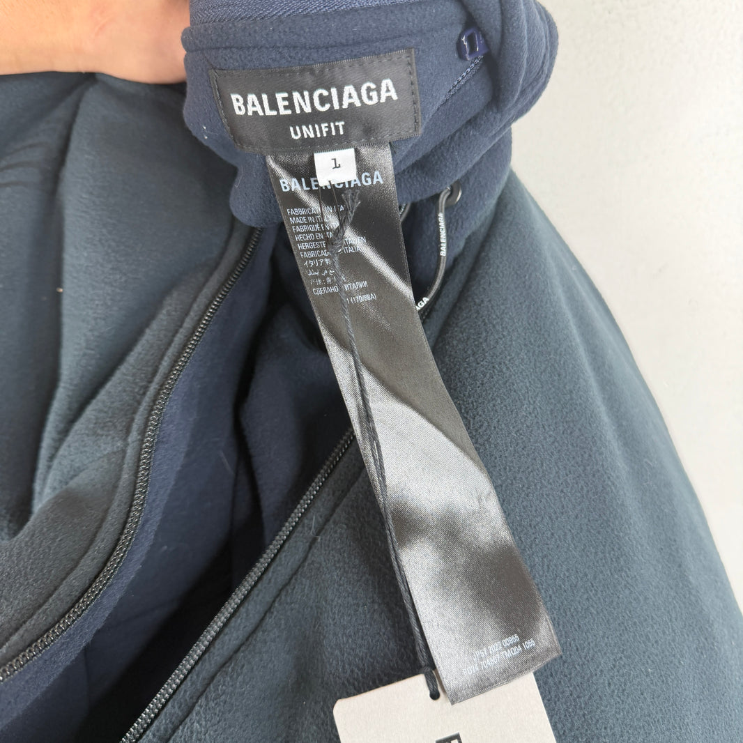 Balenciaga Interlock BB Reversible Fleece Puffer Jacket