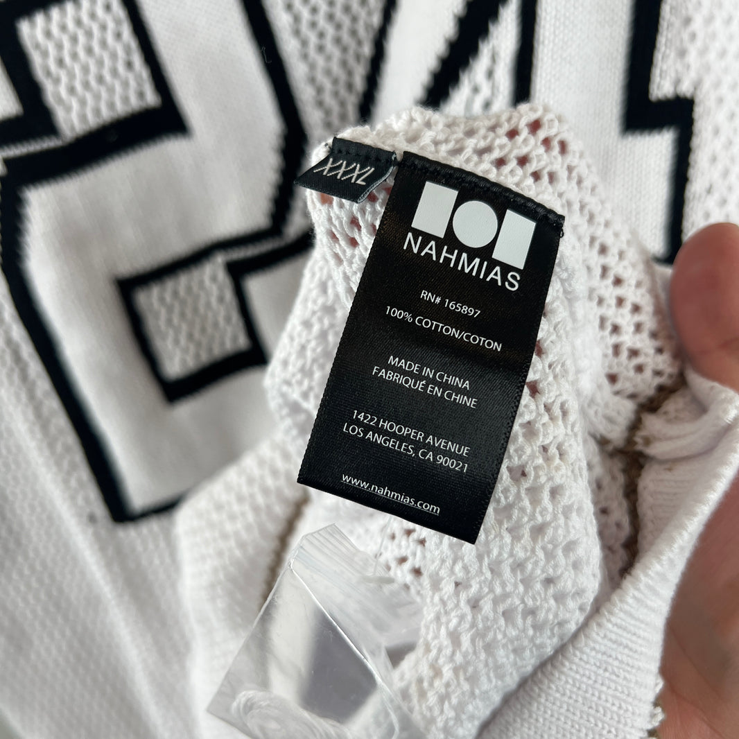 Nahmias White Knit Jersey