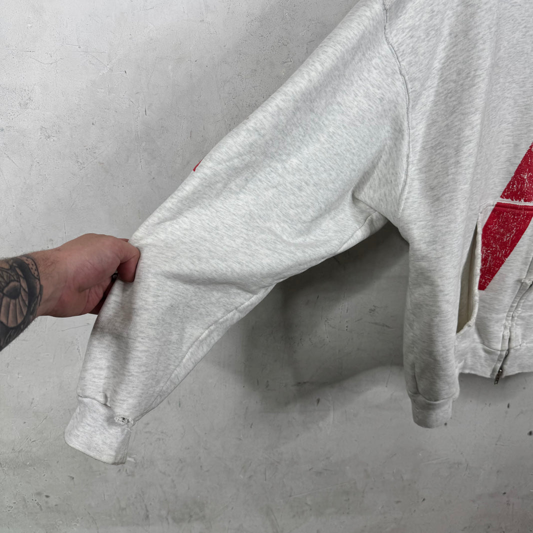 Balenciaga Grey Archive Music Zip Hoodie