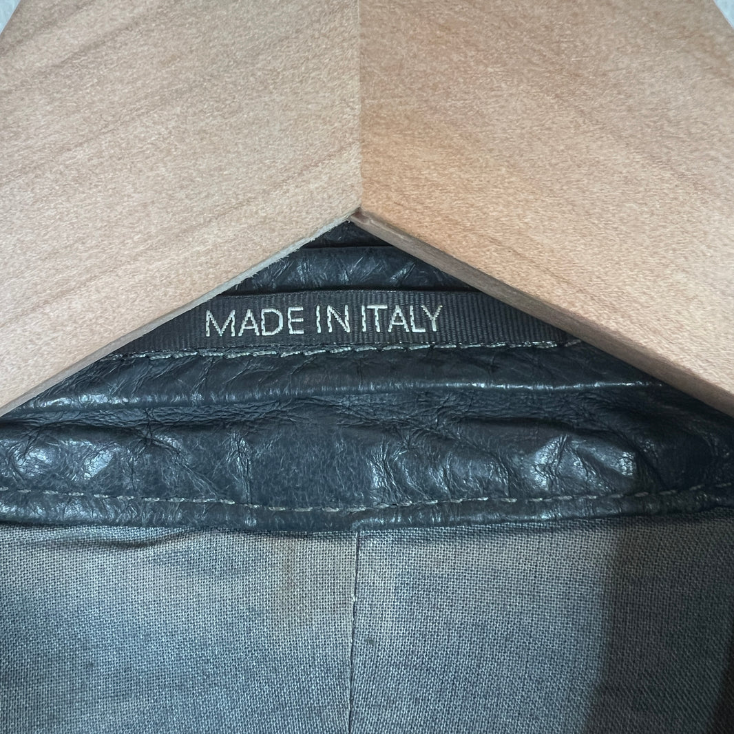 Margiela 5 Zip Leather Jacket
