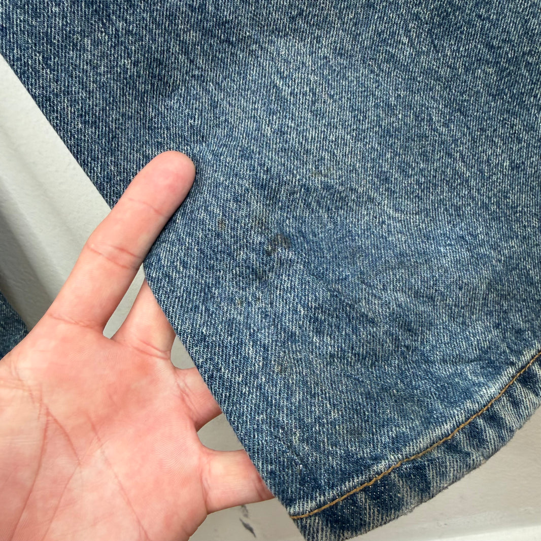 424 Washed Blue 5 Pocket Straight Jeans