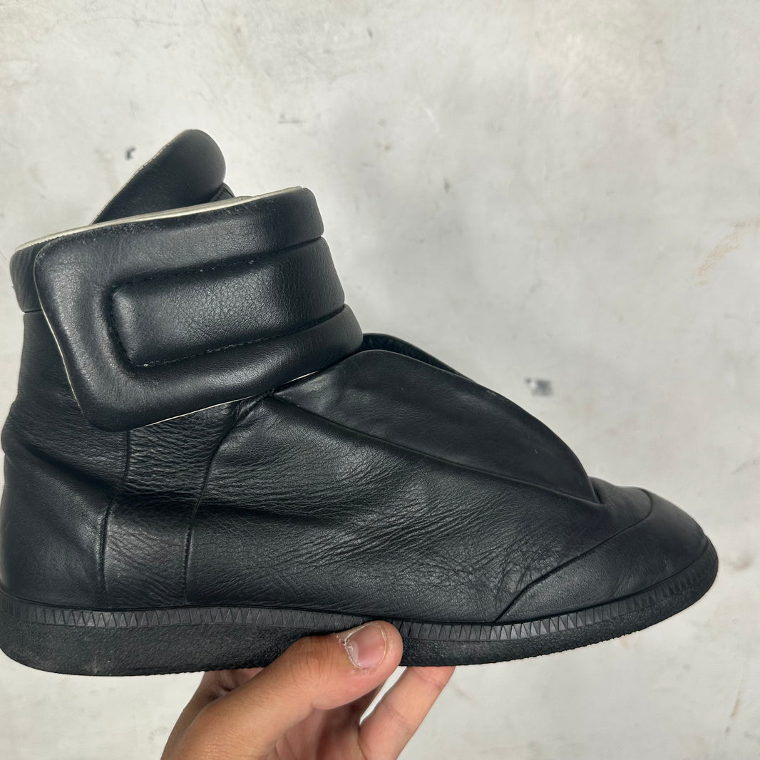 Margiela Black Leather Future Highs