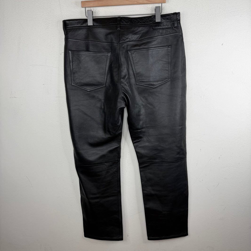 Acne Studios Black Leather Pants