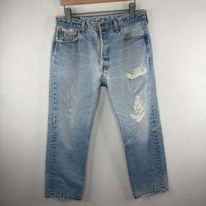 Vintage Repaired Levi's 501XX Denim Jeans