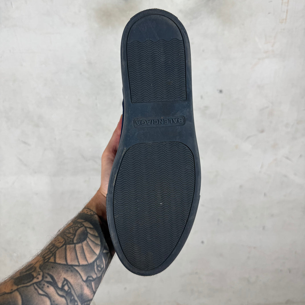 Balenciaga Navy Suede Arena Highs
