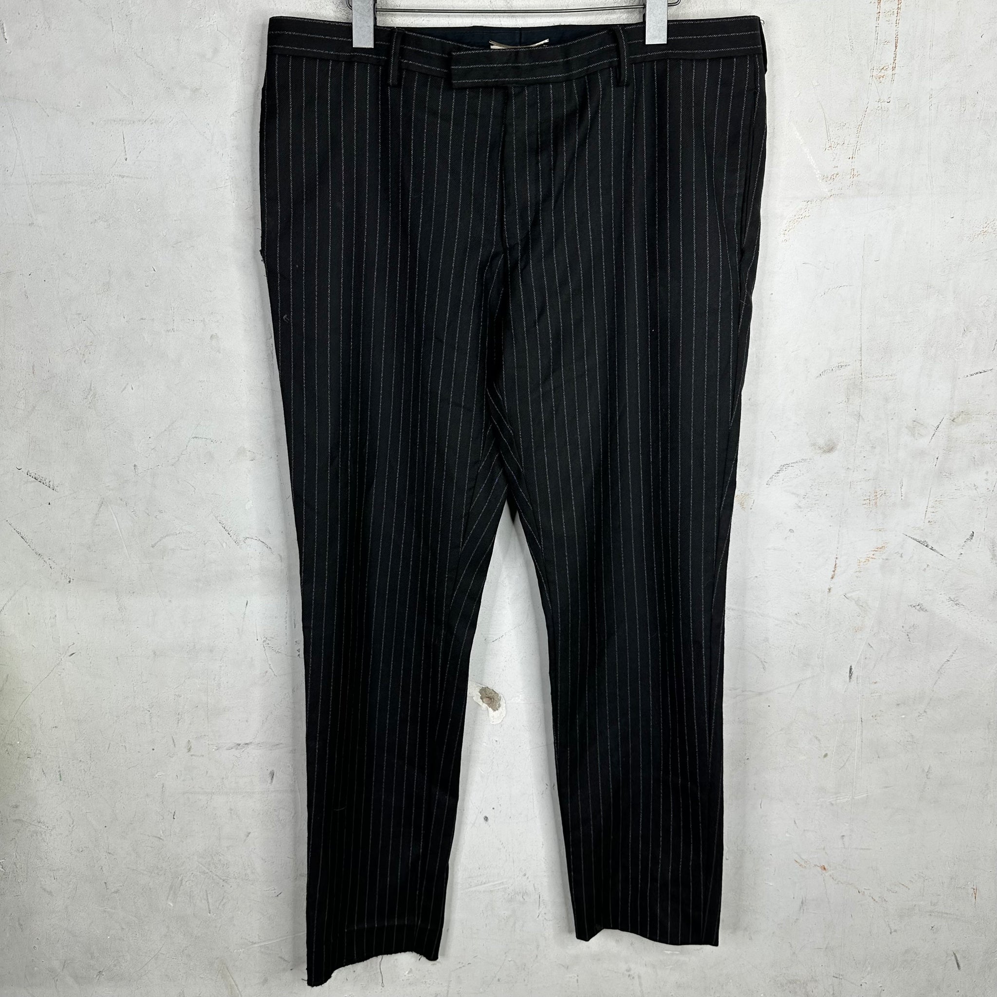 Saint Laurent Grey Pinstripe Trouser