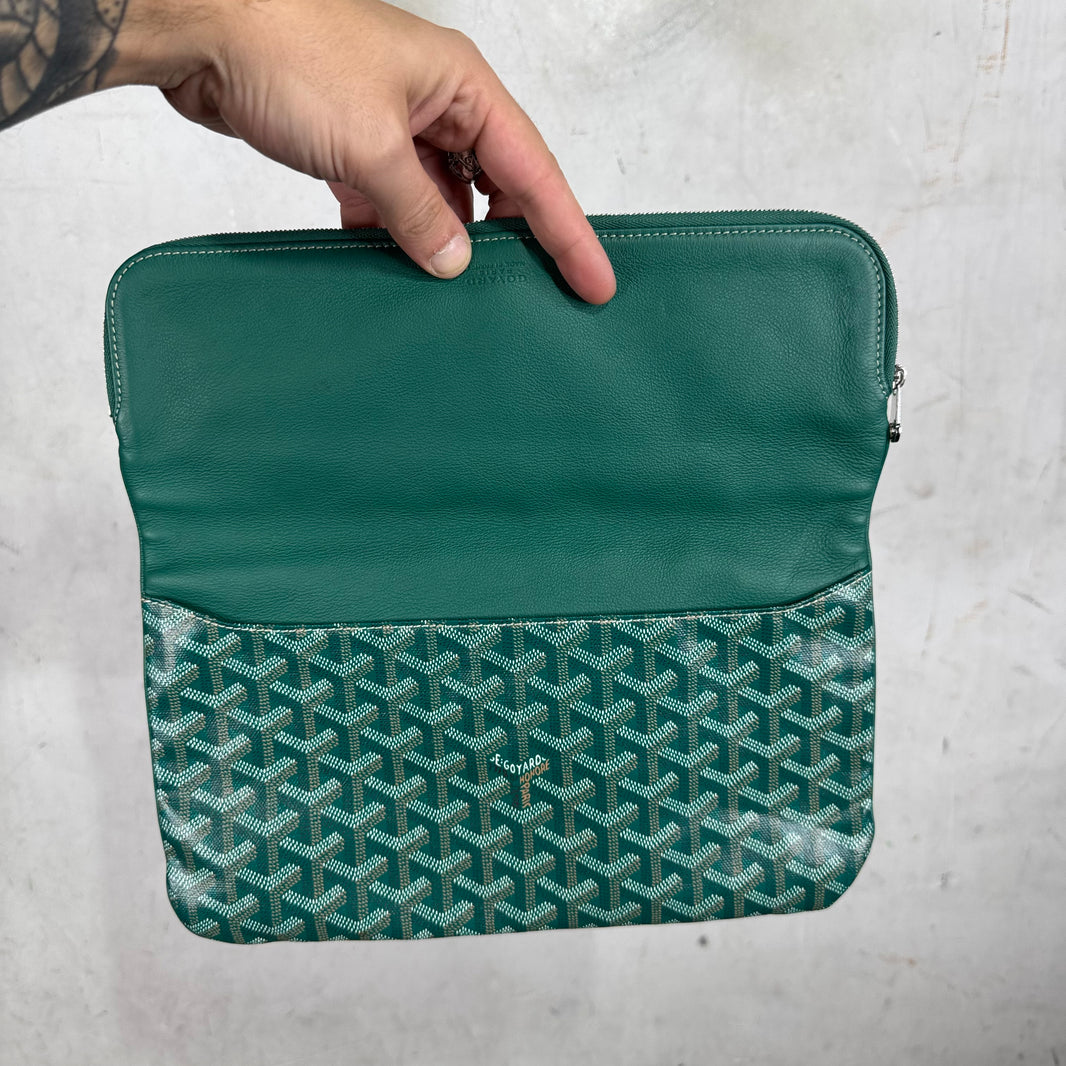 Goyard Green Sainte Marie Foldable Pouch