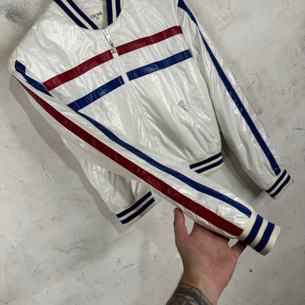 Celine Striped Nylon Blouson Jacket