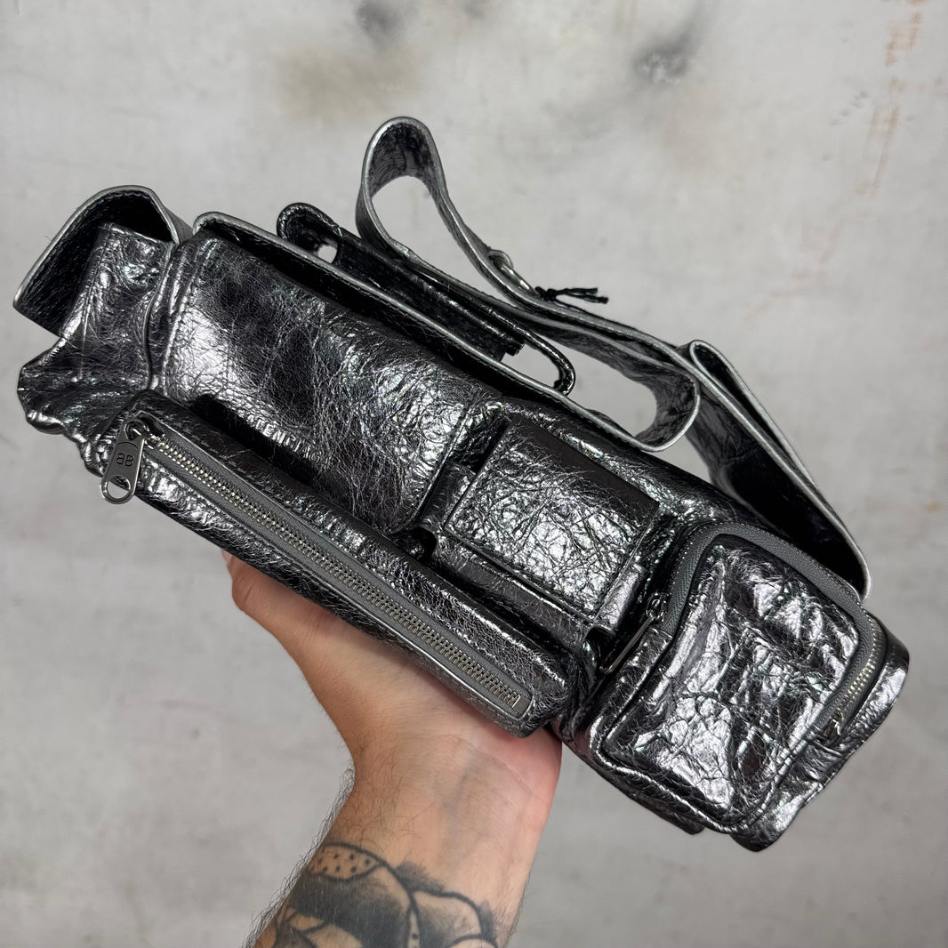 Balenciaga Gunmetal Super Busy Bag