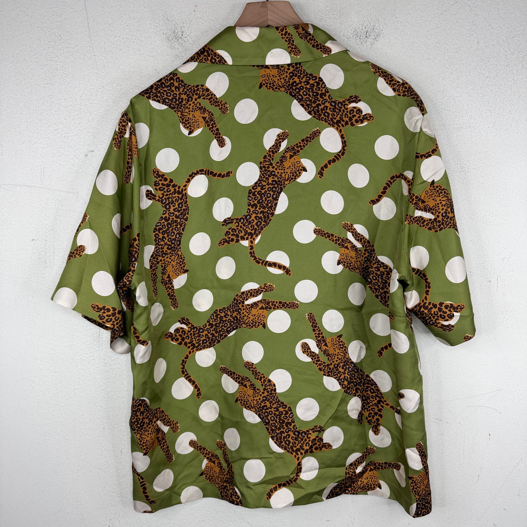 Amiri Sample Tiger S/S Silk Shirt