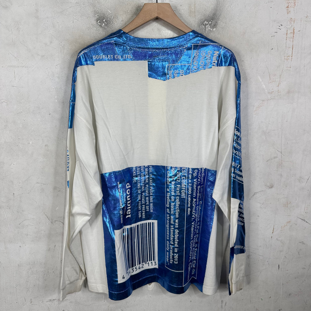 Doublet Snack Foil L/S T-Shirt