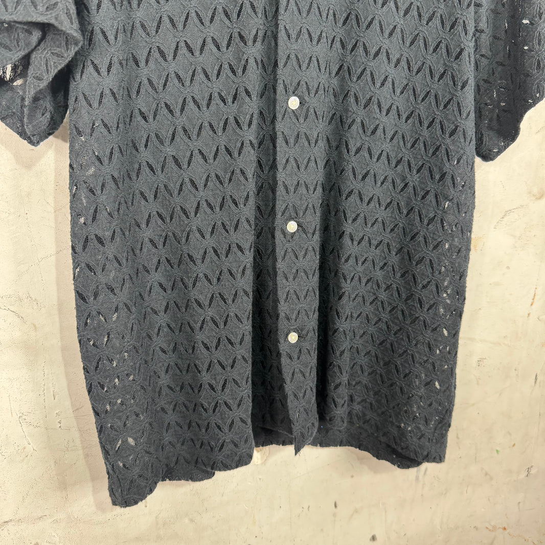 Bode Black Lace Shirt