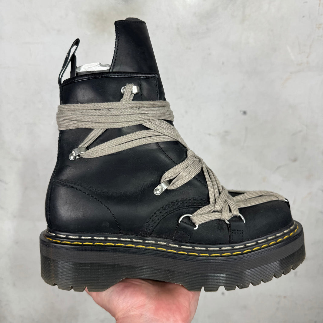 Rick Owens x Doc Marten Quad 1460 Megalace Boots