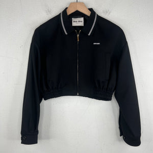 Miu Miu Cropped Track Jacket