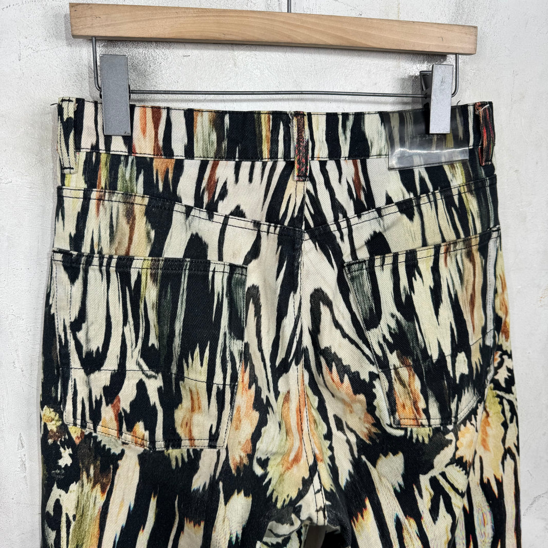 Our Legacy Third Cut Printed Pattern Jeans