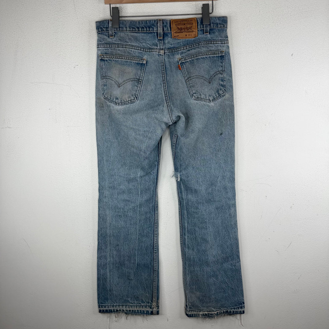Vintage Levi's 517 Orange Tab Jeans
