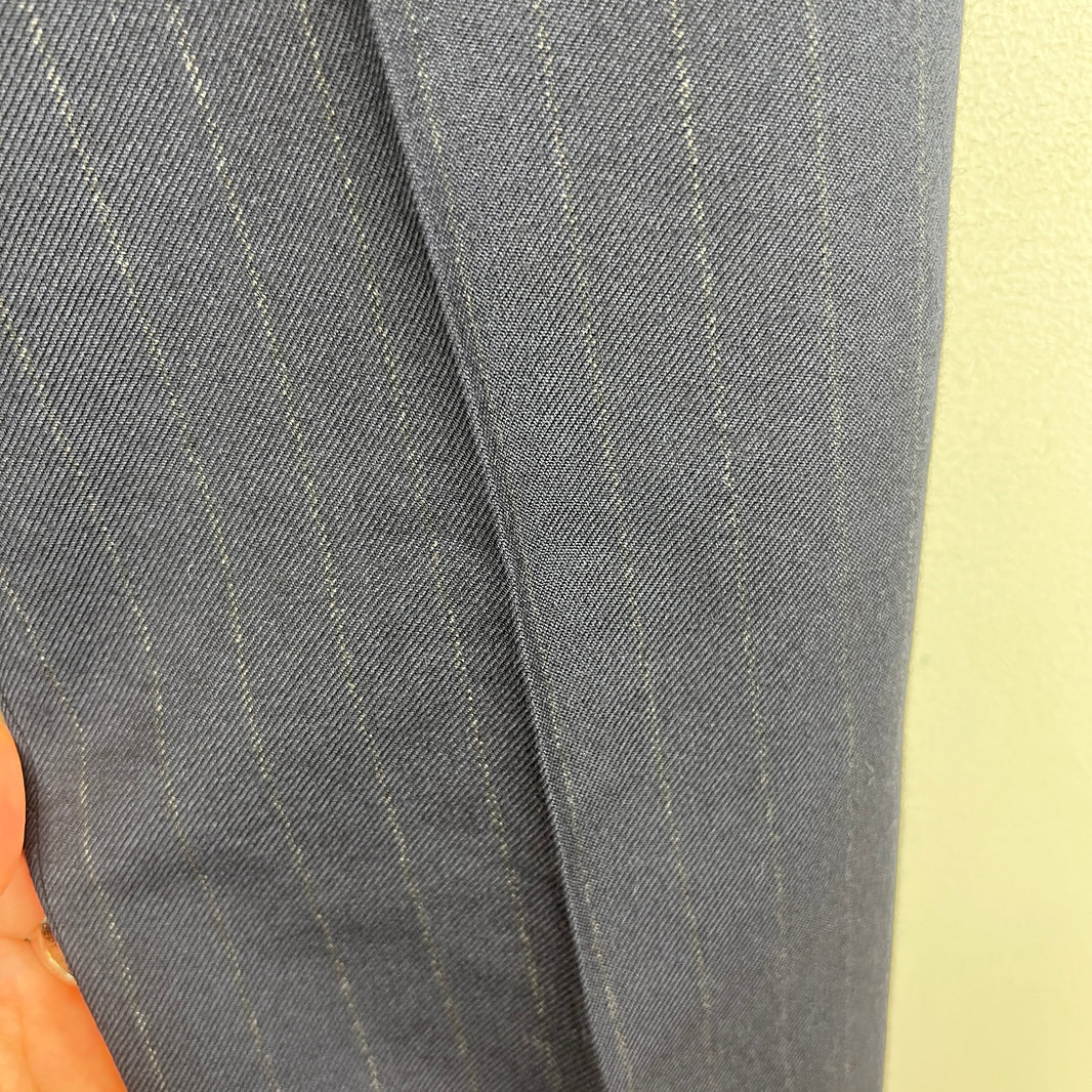 Dries Van Noten Striped Navy Suit Set