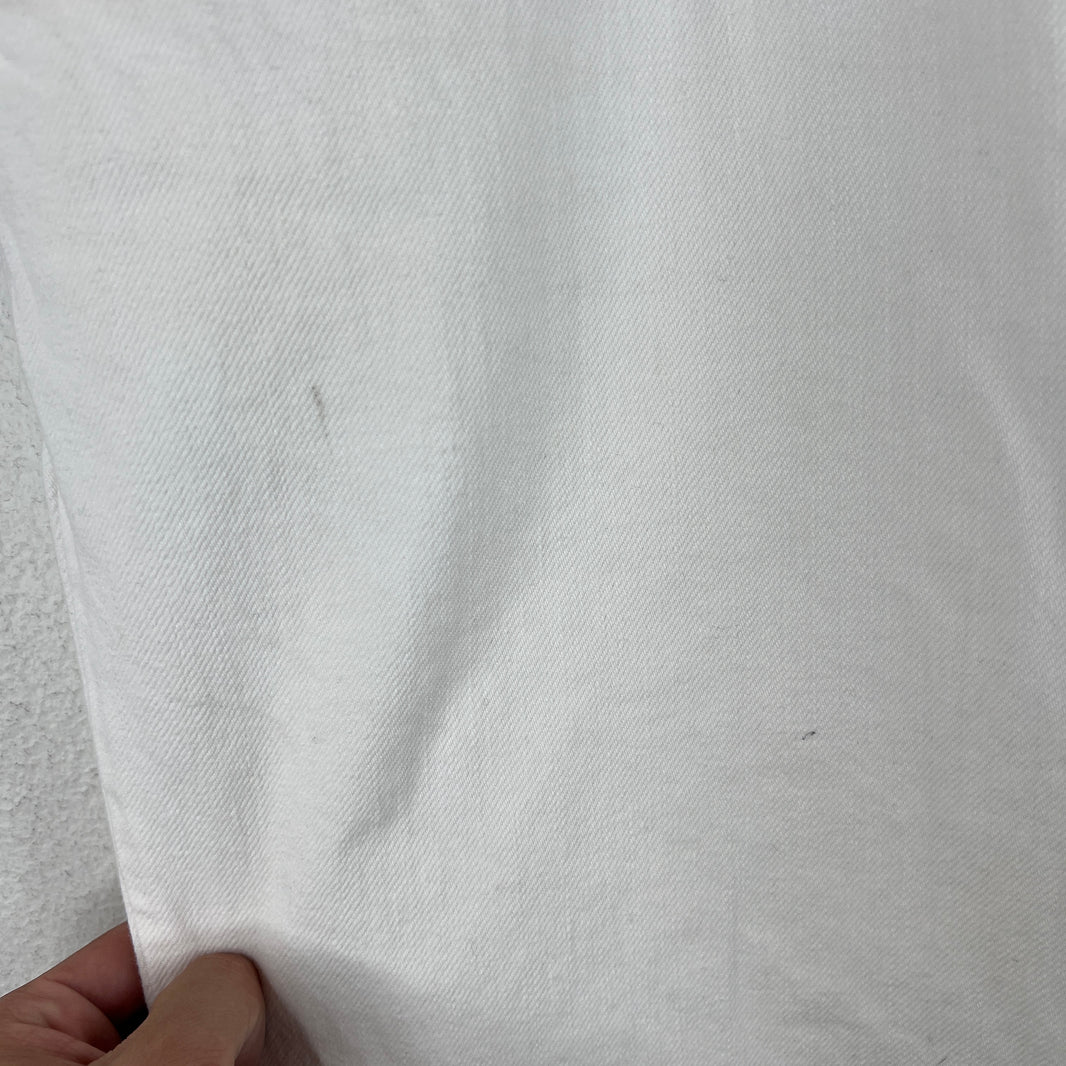 Brunello Cucinelli Tailored White Tapered Denim Jeans