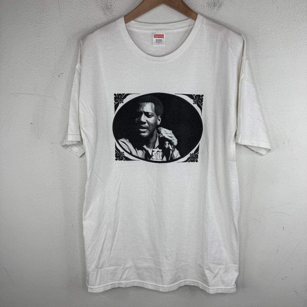 Supreme White Otis Redding Stax T-Shirt