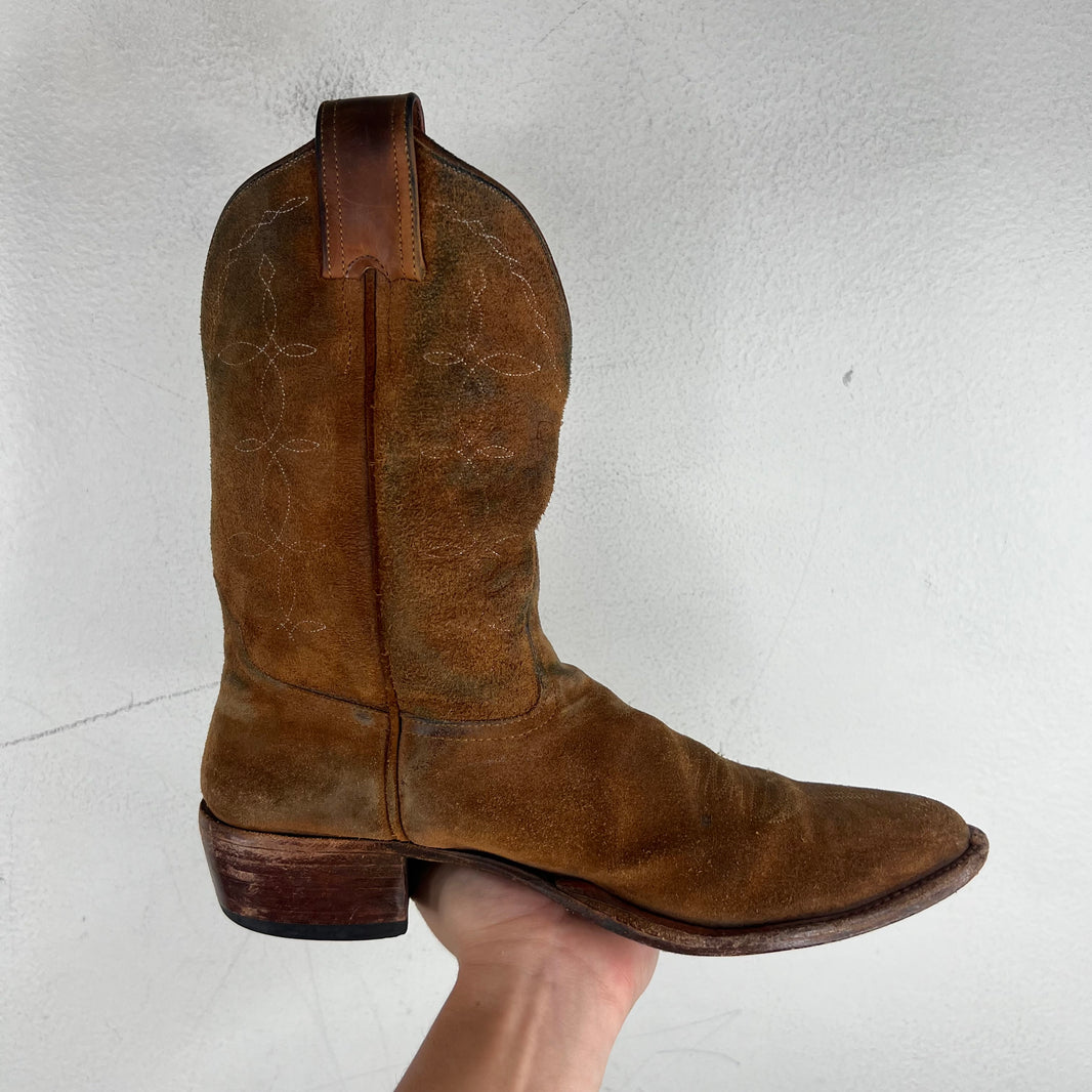 RRL Plainview Roughout Suede Logo Boots