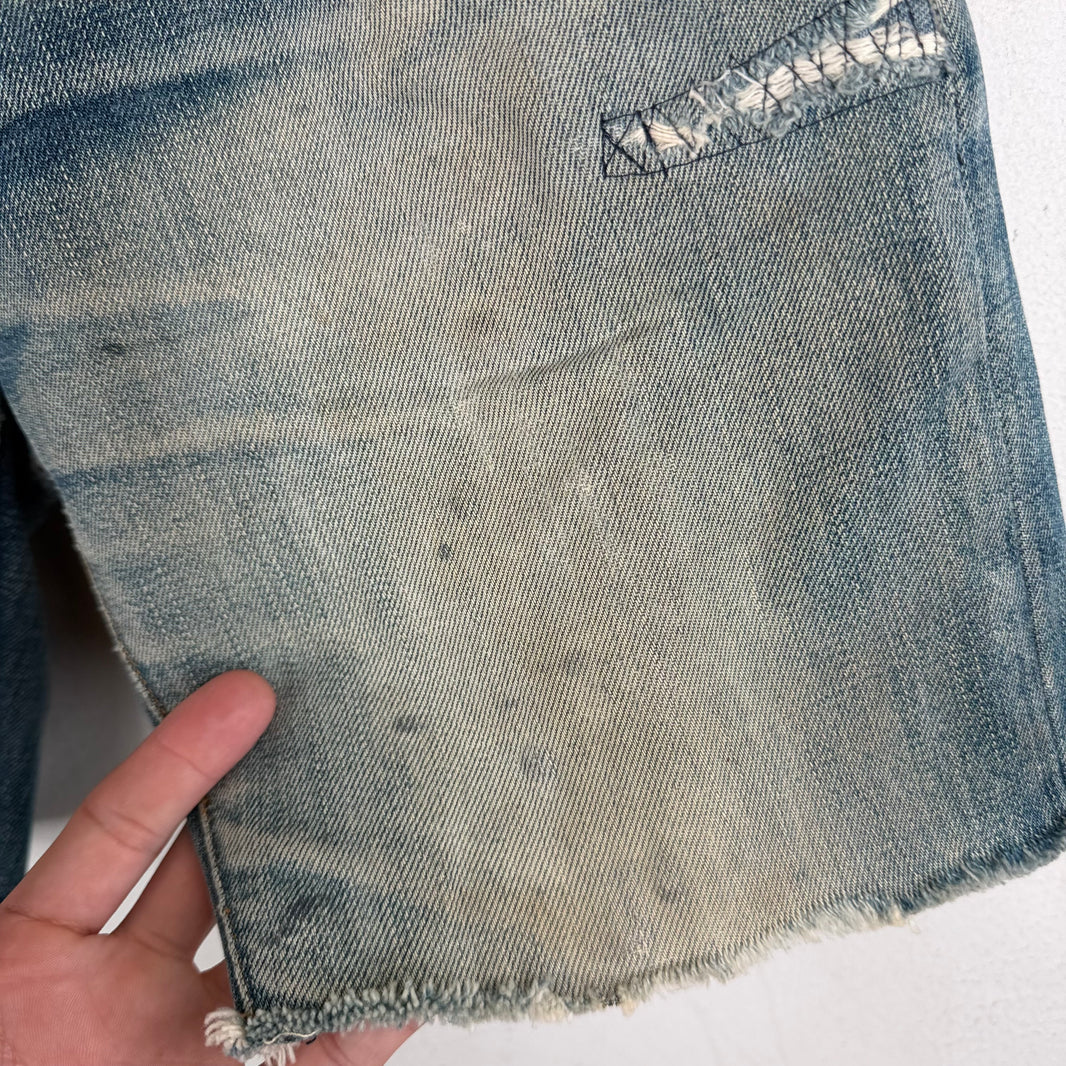 Dior Smoked Skinny Jean Shorts