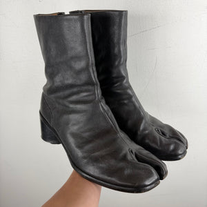 Margiela Leather Tabi Ankle Boots