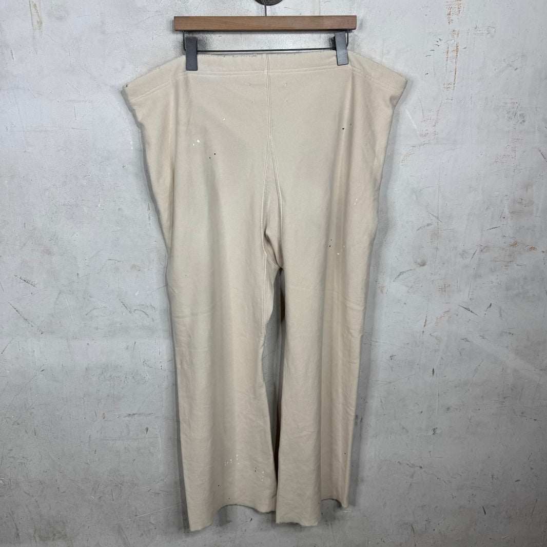 Margiela Thin Beige Painter Sweatpants