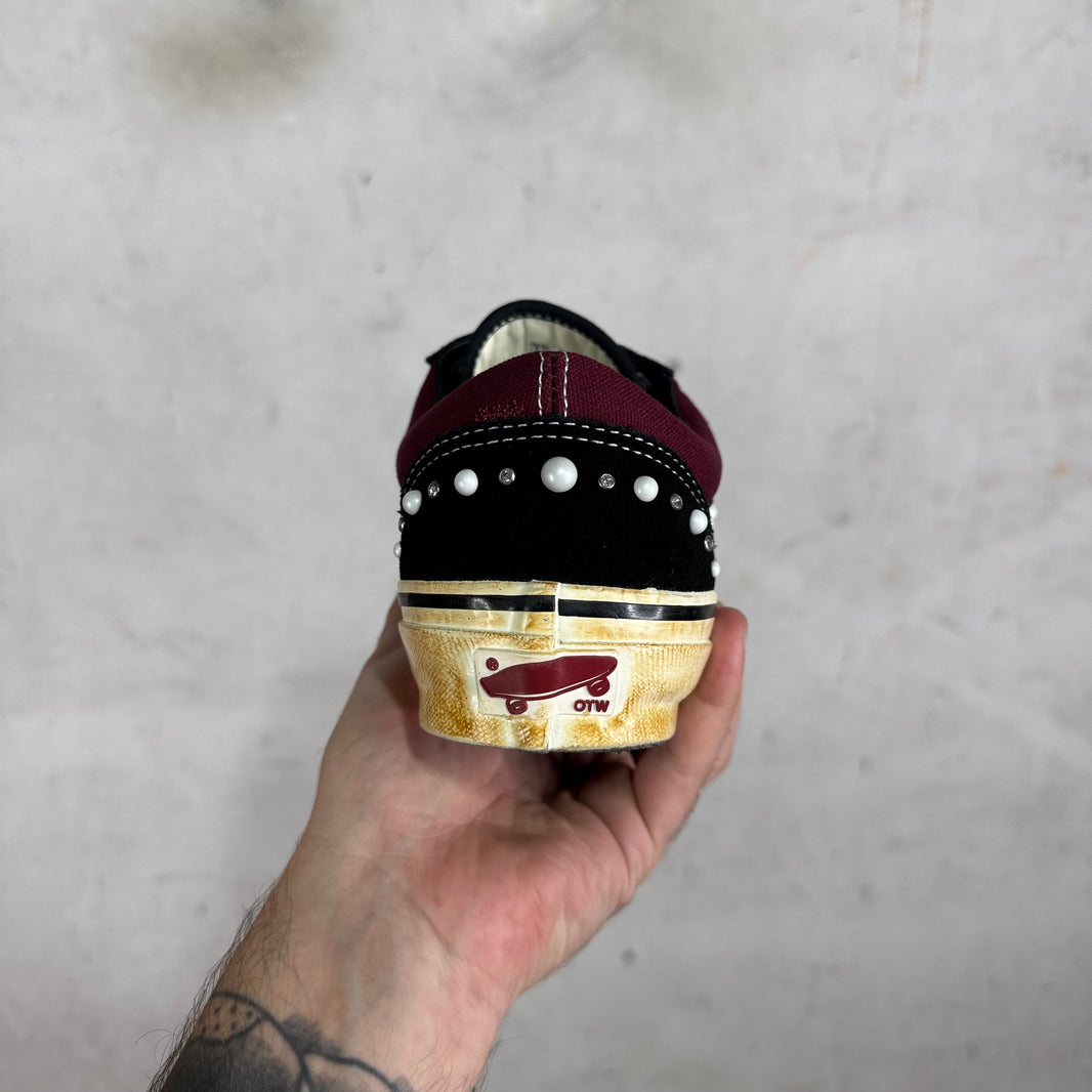 Vans x Satoshi Burgundy Pearlized Old Skools