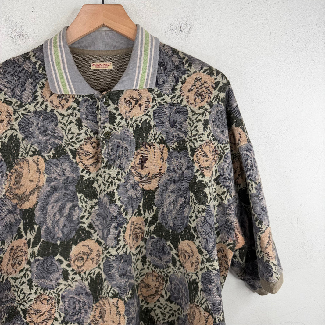 Kapital Floral Jacquard Polo