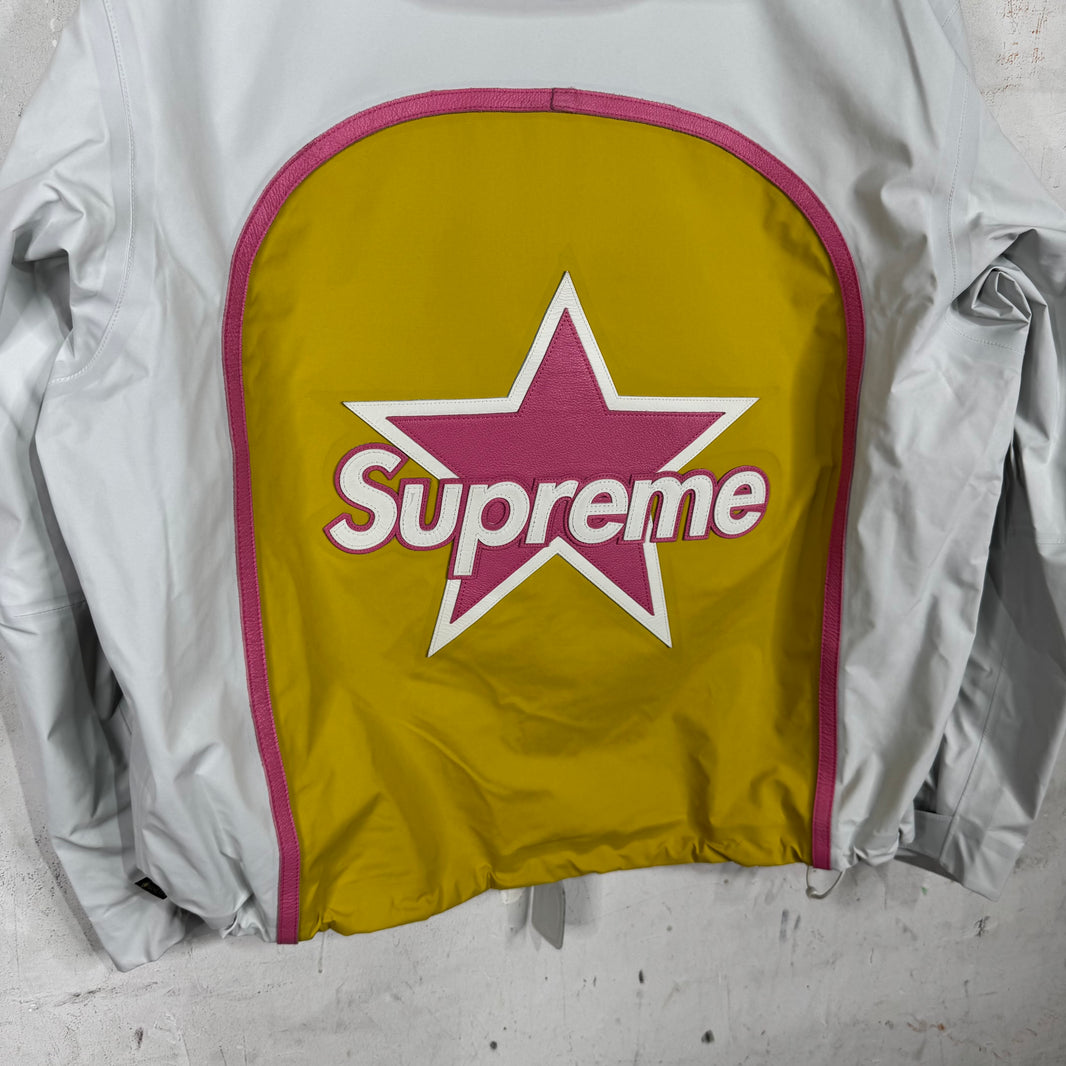 Supreme x Vanson White/Pink/Yellow Rain Jacket