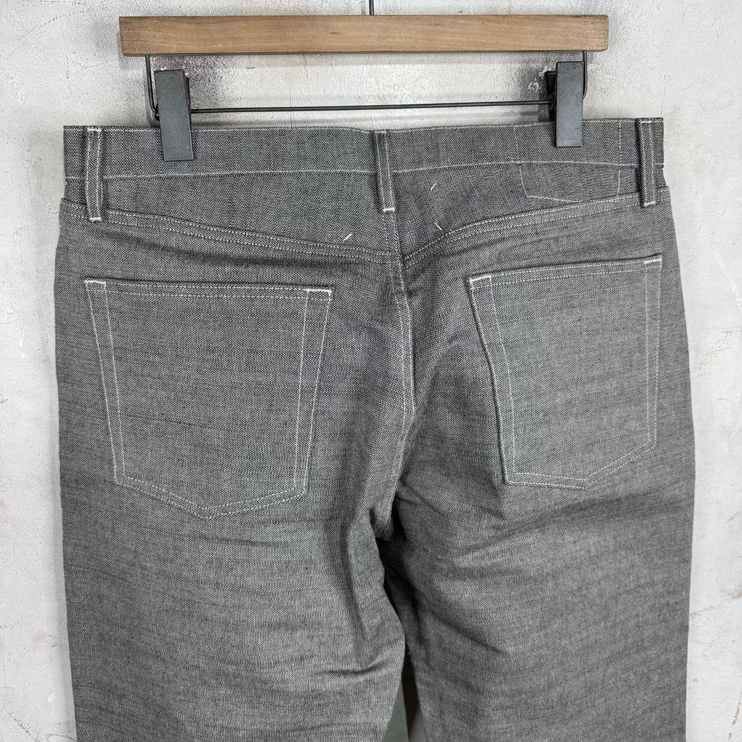 Margiela Reversed Denim Straight Leg Jeans