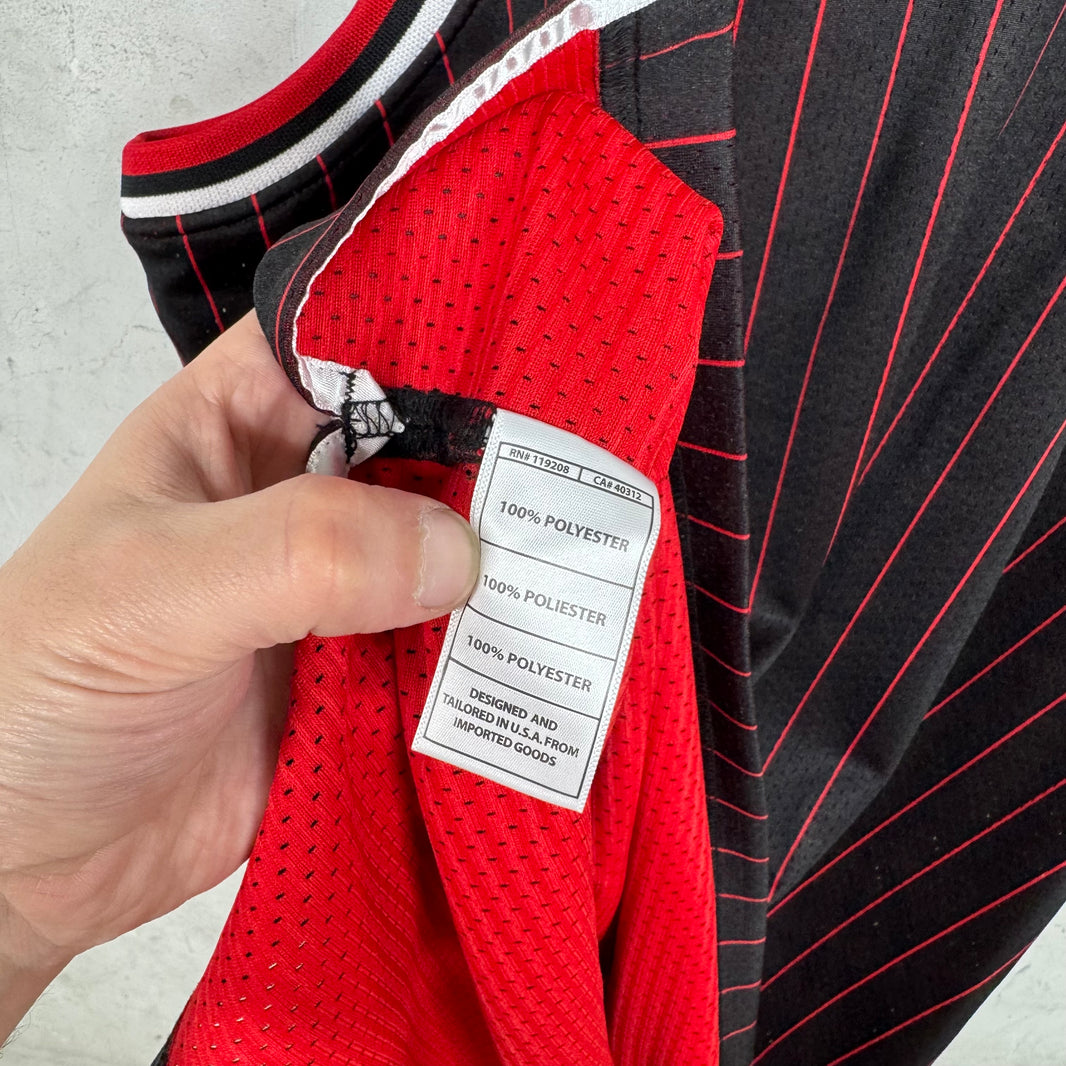 Just Don x Mitchell & Ness Striped Bulls Jersey