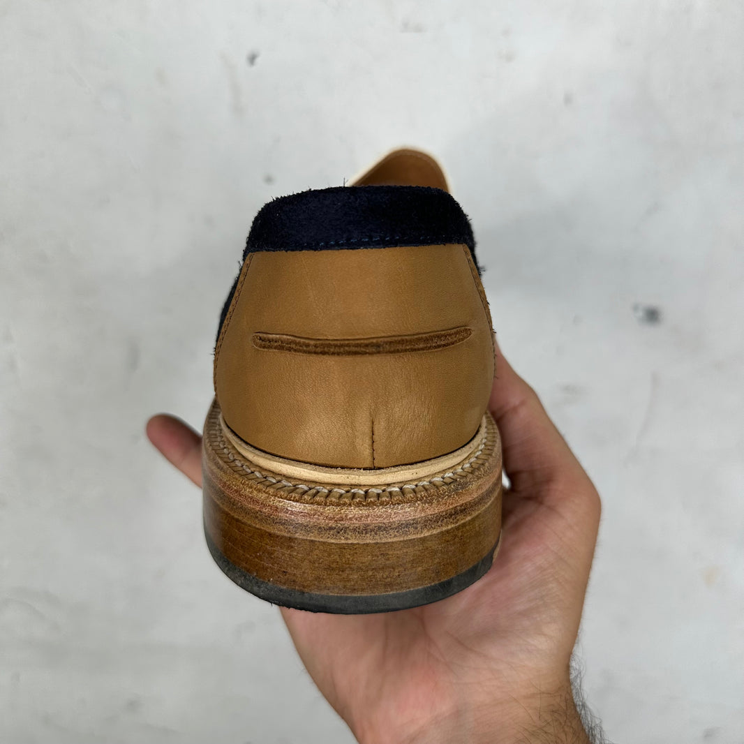 Blackstock & Weber Suede Penny Loafers