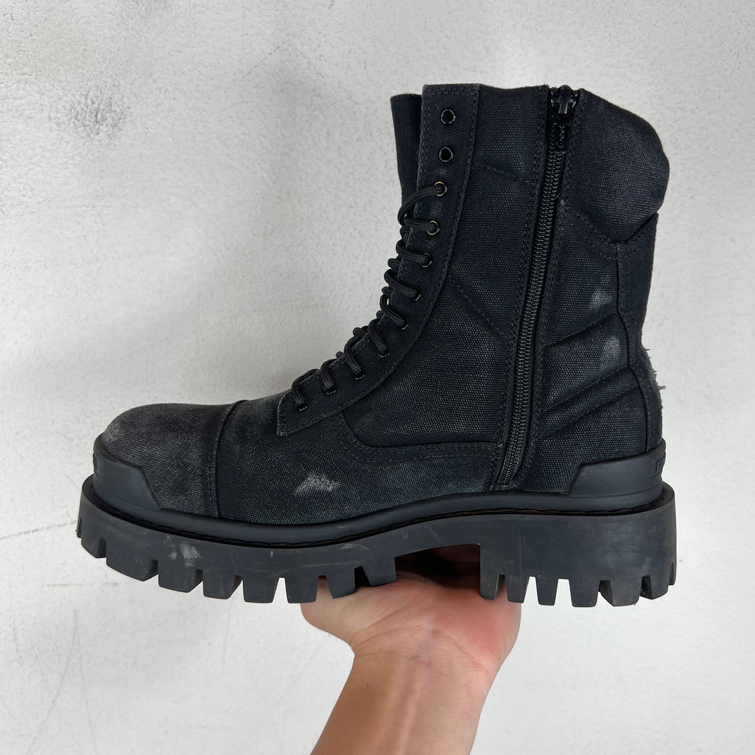 Balenciaga Canvas Strike Boots