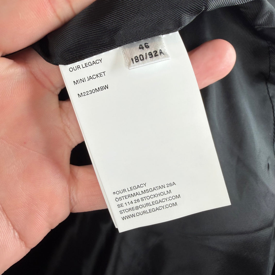Our Legacy Mini Jacket