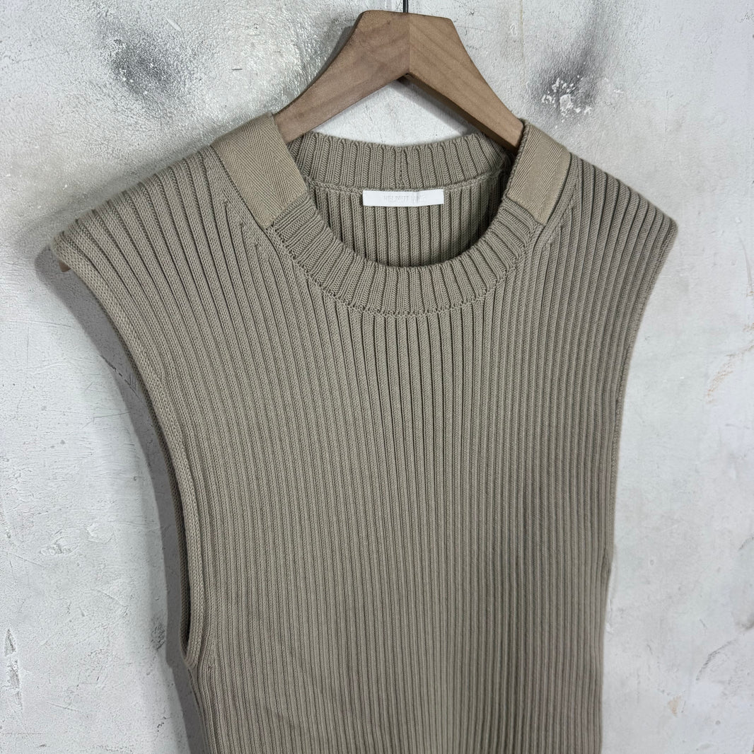 Helmut Lang Ribbed Knit Sweater Vest