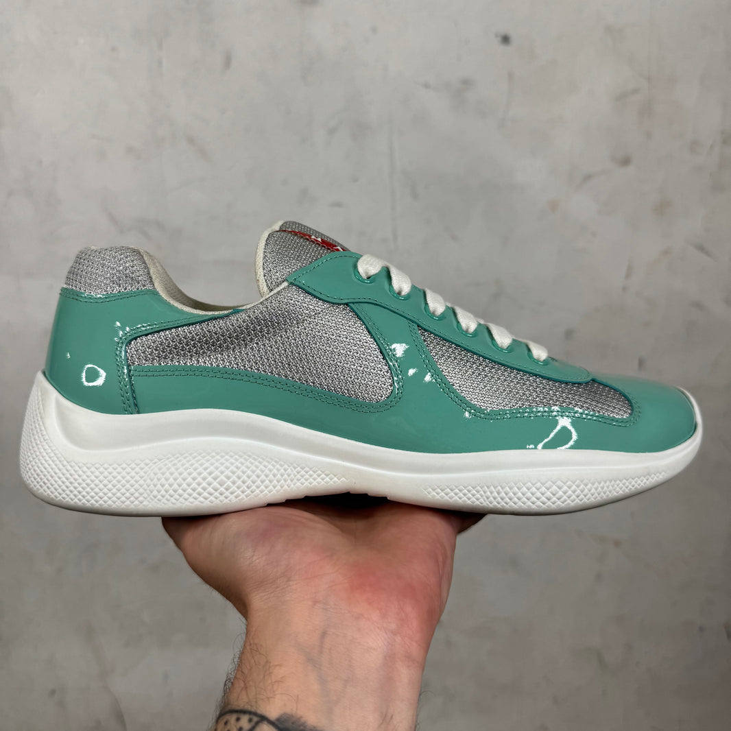 Prada Mint Green Patent Americas Cup