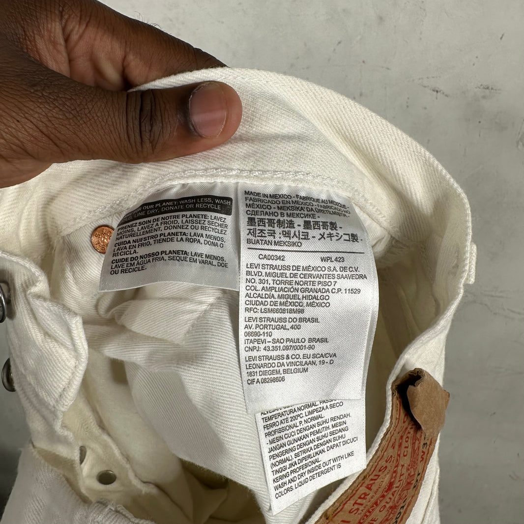 Denim Tears White Wreath Jeans