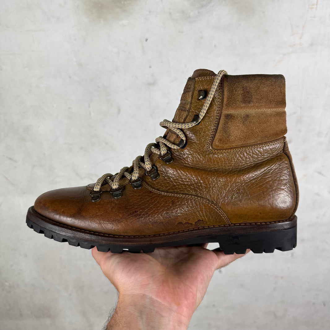 Brunello Cucinelli Leather Hiking Boots